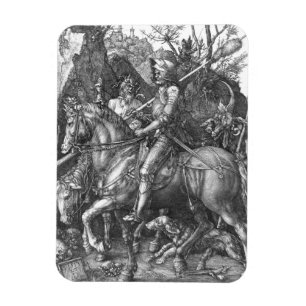 Ritter, Tod und der Teufel, 1513 (Stich) Magnet