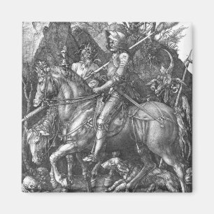 Ritter, Tod und der Teufel, 1513 (Stich) Magnet