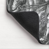 Ritter, Tod und der Teufel, 1513 (Stich) Mousepad (Ecke)