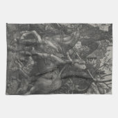 Ritter-Tod und der Teufel Albrecht Durer Geschirrtuch (Horizontal)