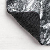 Ritter, Tod und der Teufel - Albrecht Dürer Mousepad (Ecke)