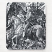 Ritter, Tod und der Teufel - Albrecht Dürer Mousepad (Vorne)