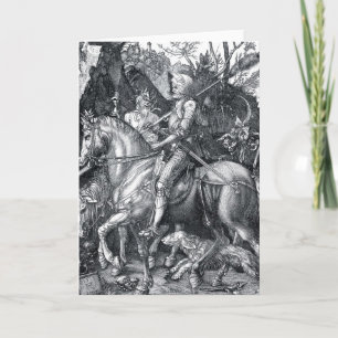Ritter, Tod und Teufel - Albrecht Dürer Karte