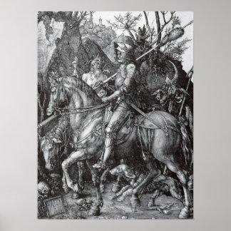 Ritter, Tod und Teufel - Albrecht Durer Poster