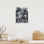 Ritter, Tod und Teufel - Albrecht Dürer Poster (Küche)