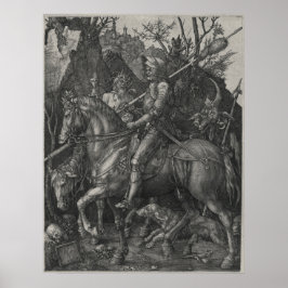 Ritter, Tod und Teufel durch Albrecht Durer Poster