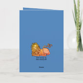 Ritter und Dame für mittelalterliche Liebhaber Karte (Rückseite)