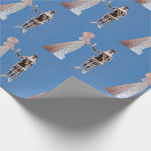 Ritter und Dame Geschenkpapier (Ecke)