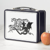 Ritter und Drache Metall-Lunchbox Metall Brotdose (Beispiel)