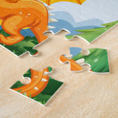 Ritter und Drache Puzzle (Seite)