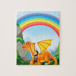 Ritter und Drache Puzzle