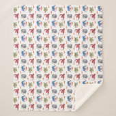 Ritter und Drache Sherpadecke (Vorderseite)