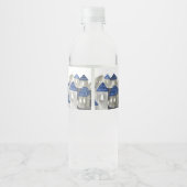 Ritter und Drache Wasserflaschenetikett (Rückseite)
