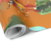Ritter und Drachen Geschenkpapier (Rolleneckpunkt)