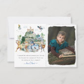 Ritter und Drachen | Königlicher Mittelalter Gebur Dankeskarte (Vorderseite)