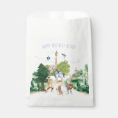 Ritter und Drachen | Königlicher Mittelalter Gebur Geschenktütchen (Vorderseite)