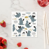 Ritter und Drachen | Mairytale Birthday Party Serviette (Beispiel)