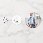 Ritter und Drachen | Personalisierter Geburtstag Konfetti (Vorderseiten)