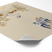 Ritter und Drachen Poster (Ecke)