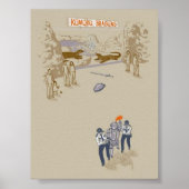 Ritter und Drachen Poster (Vorne)