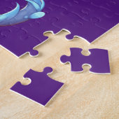 Ritter und Drachenmädchen Puzzle (Seite)