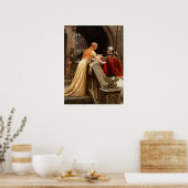 Ritter und Lady Poster (Küche)