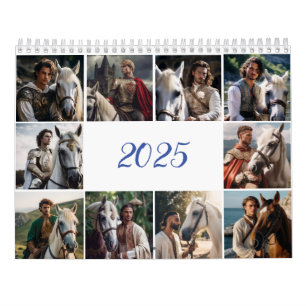 Ritter und Pferd. 2025 Kalender