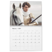 Ritter und Pferd. 2025 Kalender (Feb 2027)