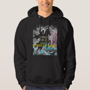 Ritter und Pferd Mächtige Kunst Herren Hoodie