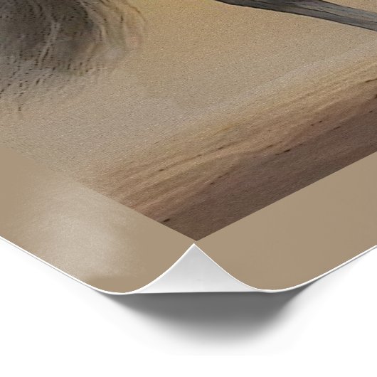 Ritter und Pferd Poster (Ecke)