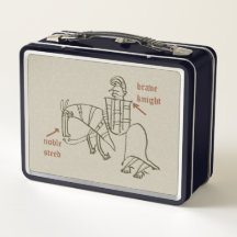 Ritter und Ross Metall-Lunchbox