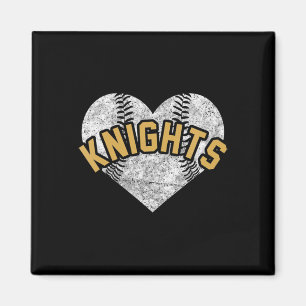 Ritter verkaufen Softll-Shirt High School Team-Mas Magnet