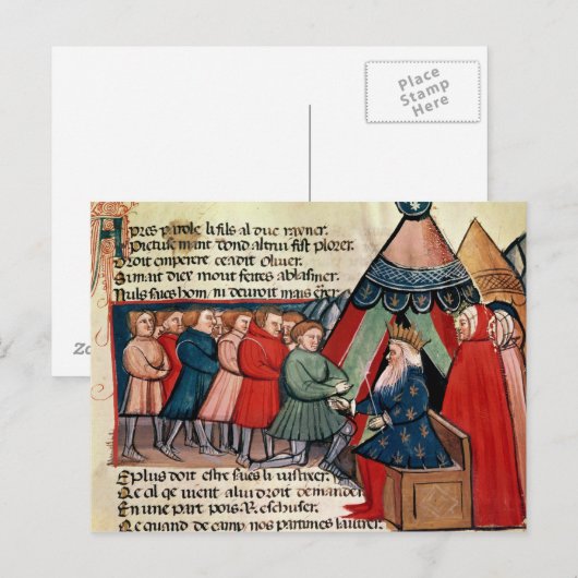 Ritter versprechen ihre Loyalität Postkarte (Vorne/Hinten)