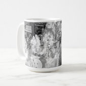 Ritter von Babylon New Orleans Mardigras 1955 Kaffeetasse (Vorderseite Links)