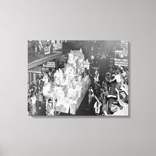 Ritter von Babylon New Orleans Mardigras 1955 Leinwanddruck (Vorderseite)