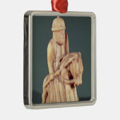 Ritter von einem Schach-Set Ornament Aus Metall (Rechts)