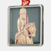 Ritter von einem Schach-Set Ornament Aus Metall (Links)