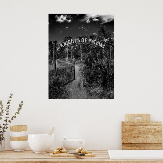 Ritter von Pythias Gate Poster (Küche)