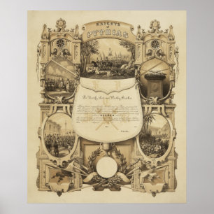 Ritter von Pythias von James Fuller Queen Poster