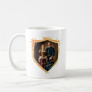 Ritter-Wappen mittelalterlich altmodisches Geschen Kaffeetasse