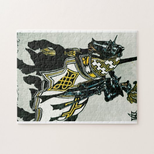 Ritter zu Pferd Puzzle (Horizontal)