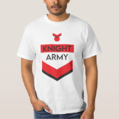 Ritterarmee, Abzeichen der Armee inspiriert, kühl T-Shirt (Vorderseite)