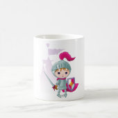 Ritterfigur für Kinder mit Schwertschild Kaffeetasse (Mittel)