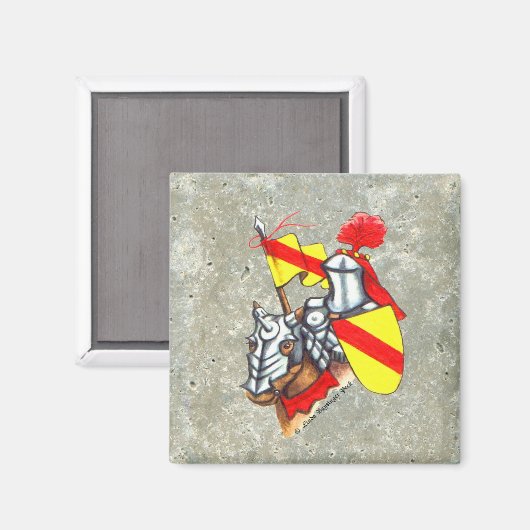 Ritterhorn Imitate Stone Magnet (Vorderseite/Rückseite)