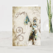 Ritterkarte im Rüstungsjubiläum Karte (Vorderseite)