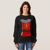 Ritterkostüm Ritter Rüstungsschwert Halloween Kind Sweatshirt (Vorne ganz)