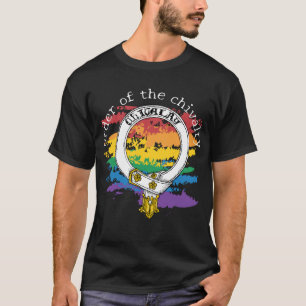 Ritterlichkeit Holzschnitt Stolz T-Shirt