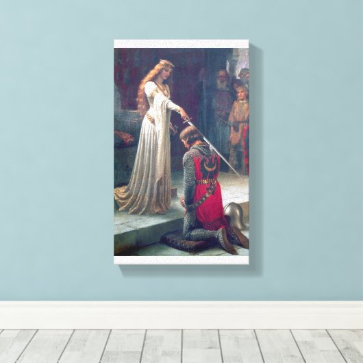 Rittermalerei Leinwanddruck (Insitu (Holzboden))