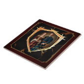 Rittermütze - mittelalterliches Geschenk Fliese (Seite)