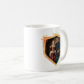 Rittermütze - mittelalterliches Geschenk Kaffeetasse (VorderseiteRechts)